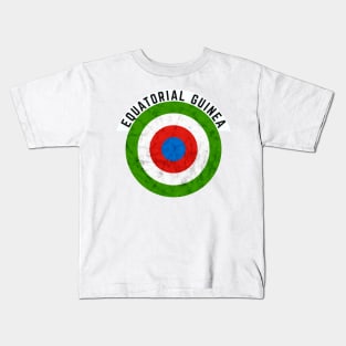 Equatorial Guinea Roundel Flag Kids T-Shirt